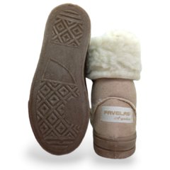 Pantubota c/ suela de pvc - Beige/Coco/Suela - comprar online