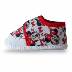 Zapatilla bebé NC - Estampado Minnie c/Abrojo - comprar online