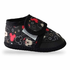 Zapatilla bebé NC - Estampado Mickey c/Abrojo