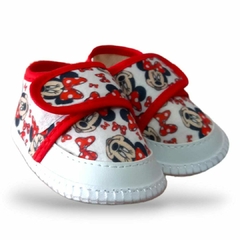 Zapatilla bebé NC - Estampado Minnie c/Abrojo - tienda online