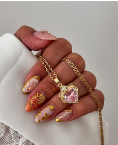 COLLAR ROSA