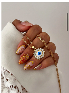 COLLAR OJO STRASS