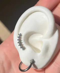 PIERCING BARRITA STRASS - comprar online