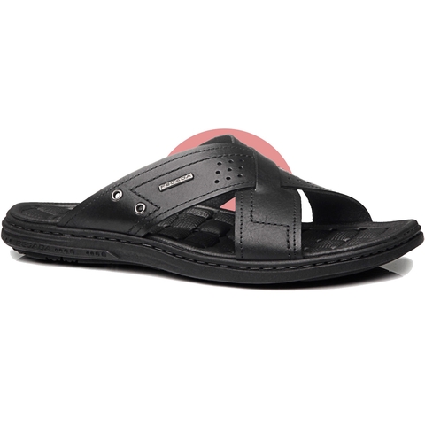 Chinelo de Couro Masculino Pegada com Amortecedor Original 131222