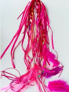 ACESSÓRIO DE CABELO ROSA CARNAVAL na internet