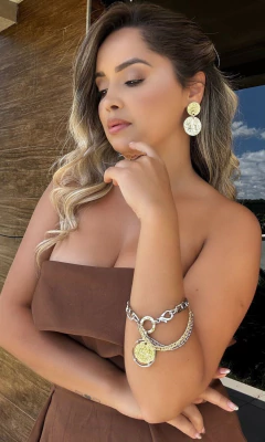 PULSEIRA DE MOEDA COM MIX BANHOS - comprar online
