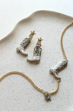 CONJUNTO COLAR E BRINCO COUNTRY na internet