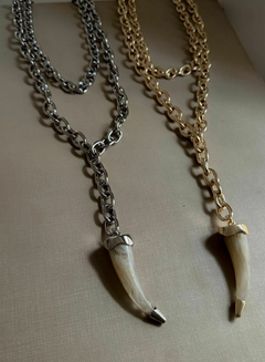 COLAR DUPLO DENTE RESINA