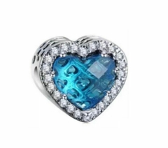 Charm Corazón Diamante Acua