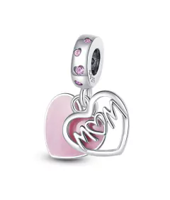 Charm colgante Corazón Mamá