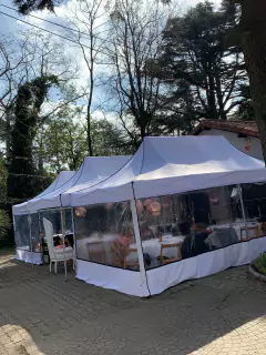 GAZEBOS AUTOARMABLES BLANCOS Y NEGROS
