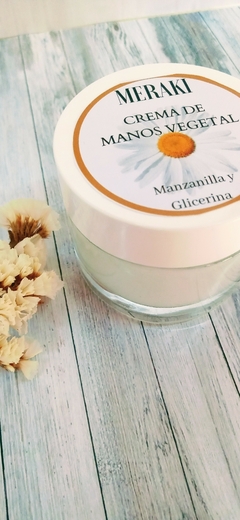 CREMA DE MANOS VEGETAL DE GLICERINA Y MANZANILLA