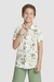 Camisa Infantil Menino Silvestre Off White - comprar online