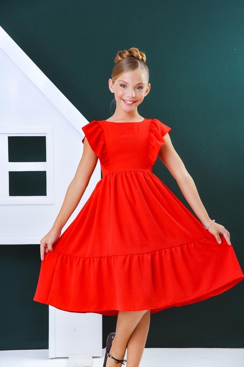 Vestido Ayla Vermelho