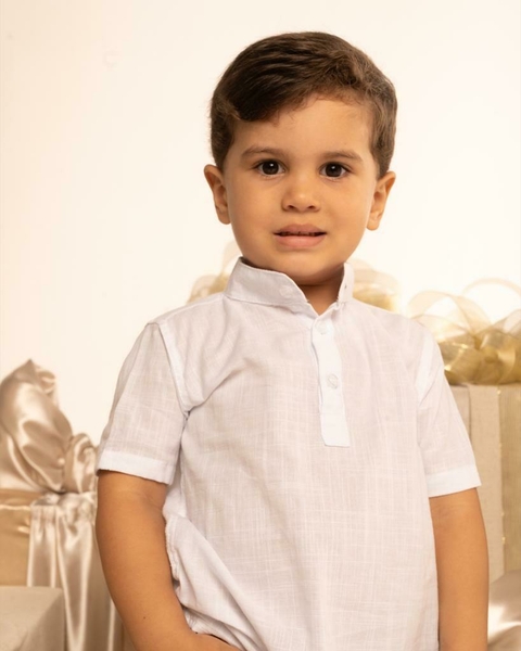 CAMISA MANGA CURTA - BRANCA