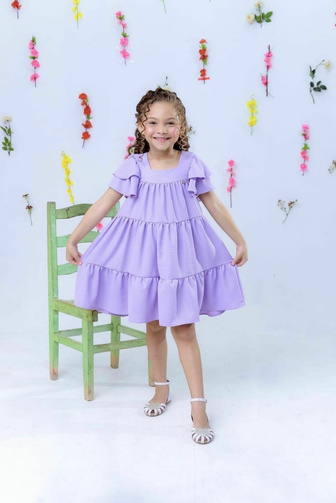 Vestido Alice Lavanda Glitter