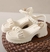 Sandália de Plataforma com fivela de Pérolas Solas Grossas - comprar online