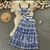 Conjunto FLORA- estampa floral 2 peças Saia e Cropped