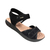 Sandália Confort Feminina Nylon Tech Preto - Modare 7142.118