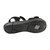 Sandália Confort Feminina Nylon Tech Preto - Modare 7142.118 - Dora Pop