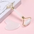 Rolinho Para Massagem Com Pedra Achatada de Plástico Jade de Liberação Miofascial Plástico de Jade Quartzo Massoterapia - minex