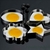 Kit 5 Lindo Anel / Molde Frito De Ovo Em Aço Inoxidável Para Panqueca / Ferramenta De Cozinha Em Formato Aleatória. - minex