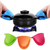 Pegador de Panela Luva Proteção Silicone Térmica Pegar Panelas Cozinha Forno. - comprar online