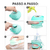 Imagem do Esponja De Silicone Para Banho Com Dispenser Shampoo Sabonete Escova Crianças Adultos e Pets.