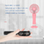 Image of mini Ventilador Elétrico Recarregável Portátil USB De Carregamento.