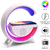 Caixa de Som G-Speaker Luminária Bluetooth Inteligente Carregador Sem Fio Led Luz Rgb Caxinha. on internet