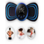 Kit Mini Massageador Elétrico Portátil Recarregável Alívio Dor Muscular Adesivo Massagem Corpo Ombro E massageador de pé