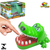 Jogo Crocodilo Morde Dedo Dentista Aperta Dente Desafio Criança Jacaré.