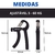 Hand Grip Flexor De Punho Exercício Para Mãos Ajustável Mola 60 Kg Treinar Antebraço. - minex