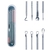 Kit 4 de Ferramentas de Beleza Extrator de Acne Removedor de Cravo Espinha Aço Inoxidável Agulhas. - minex