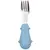 Buba Kit Talheres Cabo Em Silicone Azul - Liv Kids