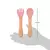 Kit Talheres Silicone e Bambu – Rosa e Azul - loja online