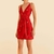 VESTIDO CURTO ARARITAS VERMELHAS