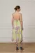 VESTIDO MIDI EST FLORAL LIME - comprar online