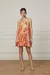 Vestido curto est camuflado pastel