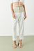 CALÇA CENOURA BICOLOR OFF WHITE - comprar online