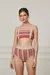 BIQUINI TRICOT LISTRADO LUREX