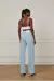 Calça jeans boot 70s light blue na internet
