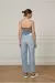 CALÇA JEANS RETA ROCK 3D - comprar online