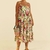 VESTIDO CROPPED FLORAL PINTADO