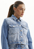 JAQUETA JEANS TRUCKER BORDADA - comprar online