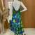 VESTIDO CROPPED FOLHA DE BANANA na internet