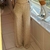 CALÇA PANTALONA COS ELASTICO COM BRILHO - comprar online