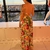 CALÇA PANTALONA FLORAL PINTADO - comprar online