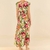 VESTIDO LONGO FLORAL PINTADO - comprar online