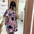 Vestido curto est floral whitecap